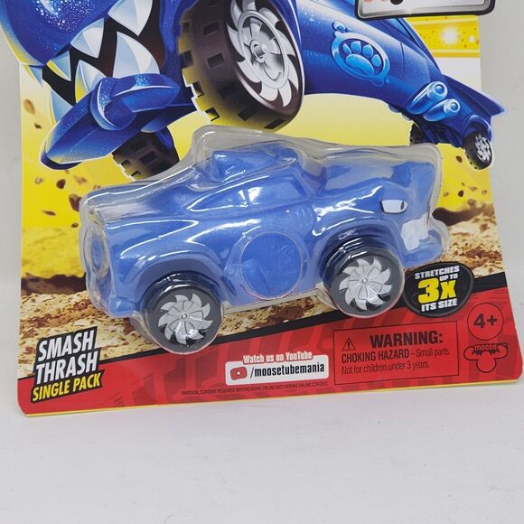 Goo Jit Zu Squishable Car Smash Thrash Toy Vehicle Ride Blue Collector Item - Picture 2 of 9